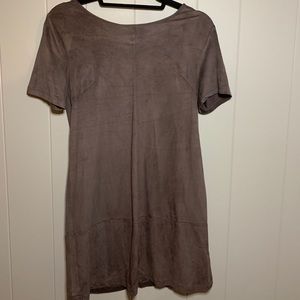 Suede Dress